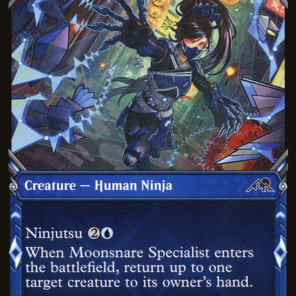 Moonsnare Specialist (Showcase) [Kamigawa: Neon Dynasty]