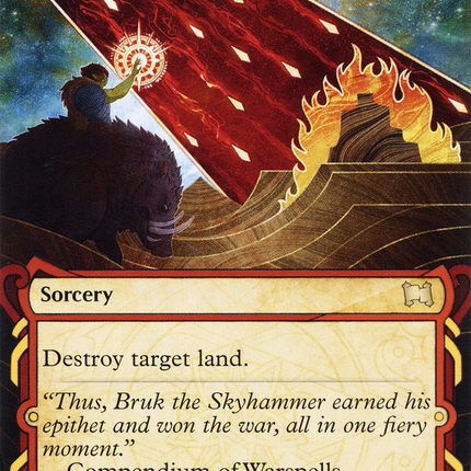 Stone Rain (Showcase) [Strixhaven Mystical Archive] Foil