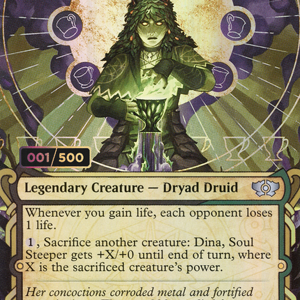 Dina, Soul Steeper (Showcase) (Borderless) [Multiverse Legends] Serialized Foil