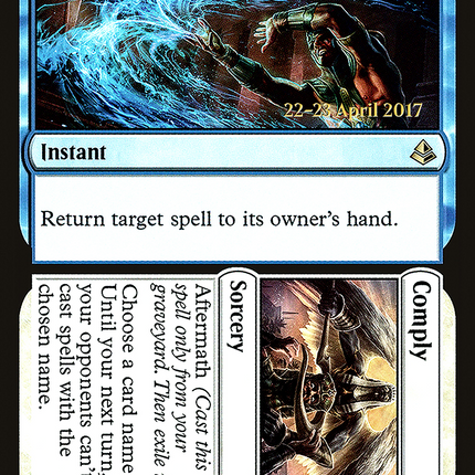Failure // Comply [Amonkhet Promos] Prerelease Foil