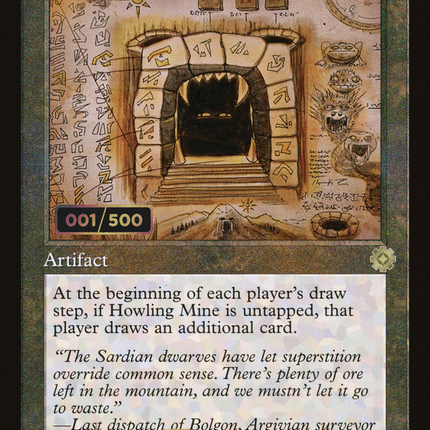 Howling Mine (Retro) [The Brothers' War Retro Artifacts] Serialized Foil