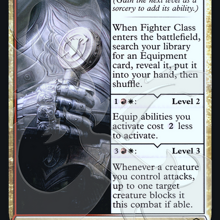 Fighter Class [Adventures in the Forgotten Realms Promos] Foil