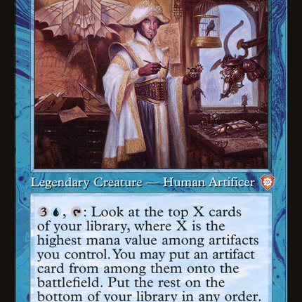 Muzzio, Visionary Architect (Retro) [The Brothers' War Commander]
