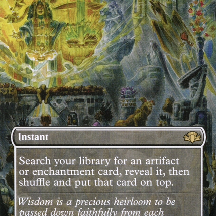 Enlightened Tutor (Borderless) [Dominaria Remastered]