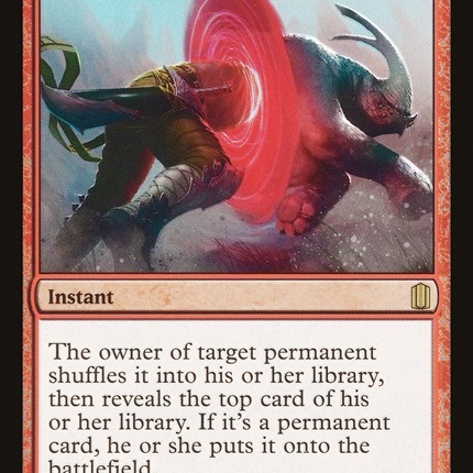 Chaos Warp [Commander's Arsenal] Foil