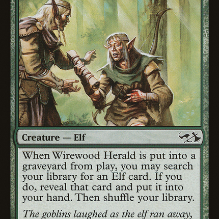 Wirewood Herald [Duel Decks: Elves vs. Goblins] Foil