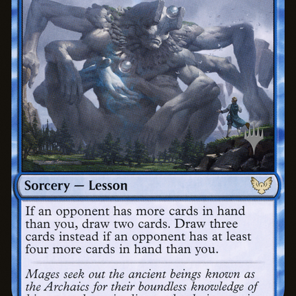 Teachings of the Archaics (lesson) [Strixhaven: School of Mages Promos]