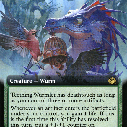 Teething Wurmlet (Extended Art) [The Brothers' War]