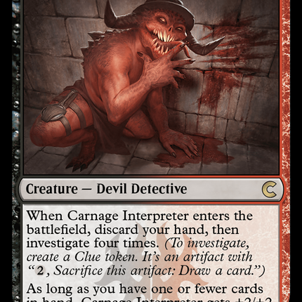 Carnage Interpreter [Ravnica: Clue Edition]