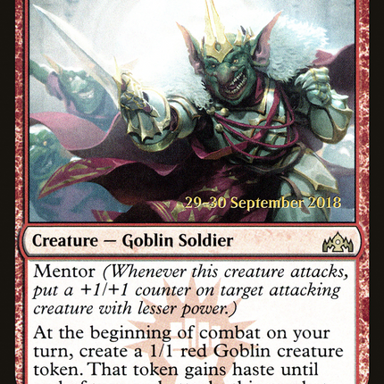 Legion Warboss [Guilds of Ravnica Promos] Prerelease Foil