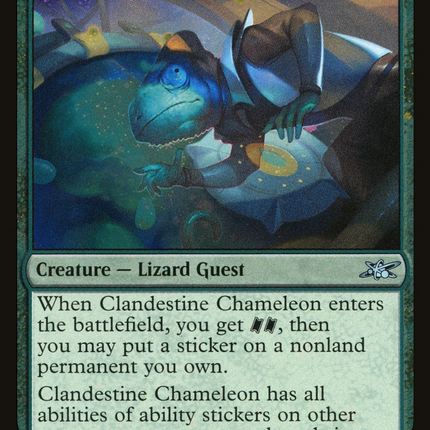 Clandestine Chameleon [Unfinity] Galaxy Foil