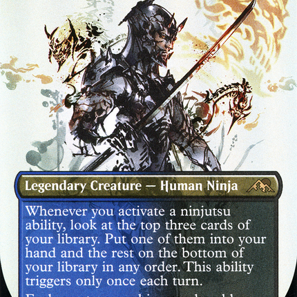 Satoru Umezawa (Borderless) [Kamigawa: Neon Dynasty] Foil
