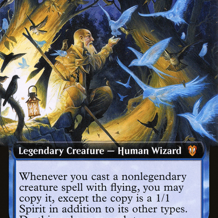 Donal, Herald of Wings (Extended Art) [Crimson Vow Commander]