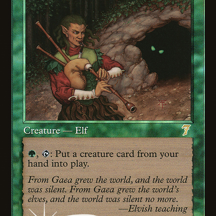 Elvish Piper [Seventh Edition]
