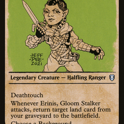 Erinis, Gloom Stalker (Showcase) [Commander Legends: Battle for Baldur's Gate]
