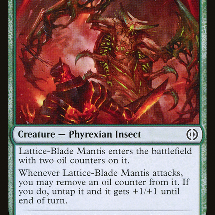 Lattice-Blade Mantis [Phyrexia: All Will Be One]