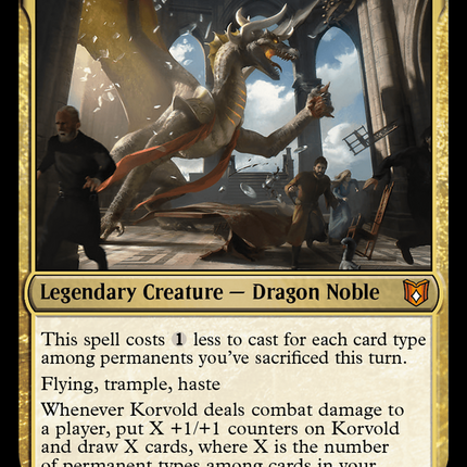Korvold, Gleeful Glutton [Wilds of Eldraine Commander]