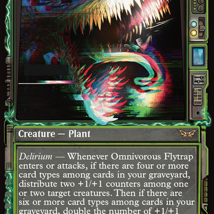 Omnivorous Flytrap (Showcase) [Duskmourn: House of Horror] Foil