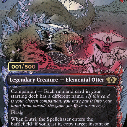 Lutri, the Spellchaser (Showcase) (Borderless) [Multiverse Legends] Serialized Foil