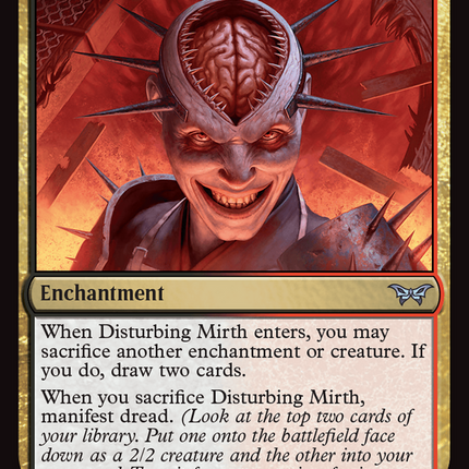Disturbing Mirth [Duskmourn: House of Horror] Foil