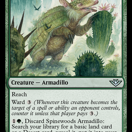 Spinewoods Armadillo [Outlaws of Thunder Junction] Foil