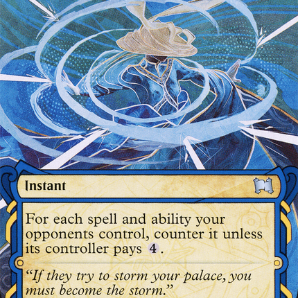 Whirlwind Denial (Showcase) (Borderless) [Strixhaven Mystical Archive]