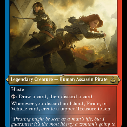 Mary Read and Anne Bonny [Assassin's Creed] Etched Foil