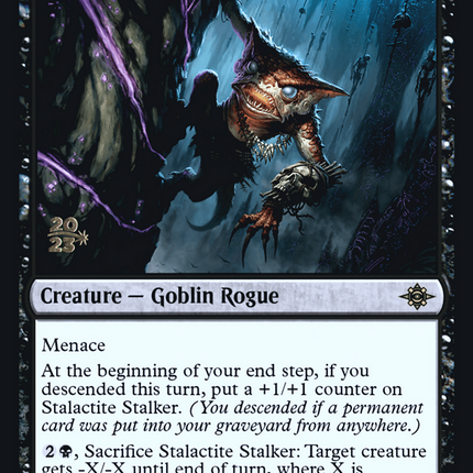 Stalactite Stalker [The Lost Caverns of Ixalan Promos] Prerelease Foil