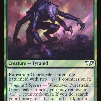 Purestrain Genestealer [Warhammer 40,000 Commander] Surge Foil