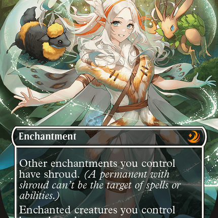Greater Auramancy (Borderless) [Wilds of Eldraine: Enchanting Tales]