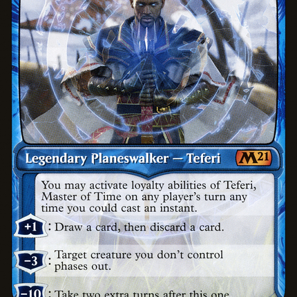 Teferi, Master of Time (Showcase) [Core Set 2021]