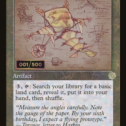 Journeyer's Kite (Retro) [The Brothers' War Retro Artifacts] Serialized Foil
