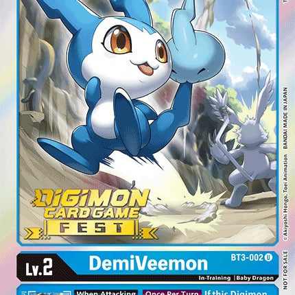 DemiVeemon [BT3-002] (Digimon Card Game Fest 2022) [Release Special Booster Promos]