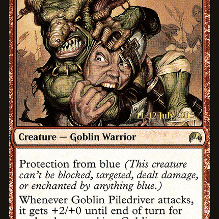 Goblin Piledriver [Magic Origins Promos] Prerelease Foil