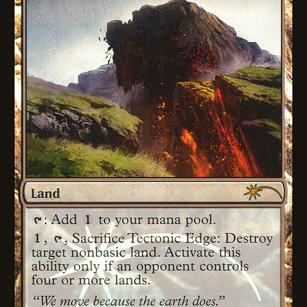 Tectonic Edge [Friday Night Magic 2012] Foil