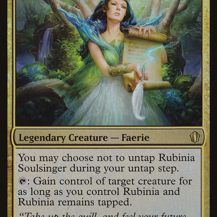 Rubinia Soulsinger [Commander 2013 Oversized] Foil
