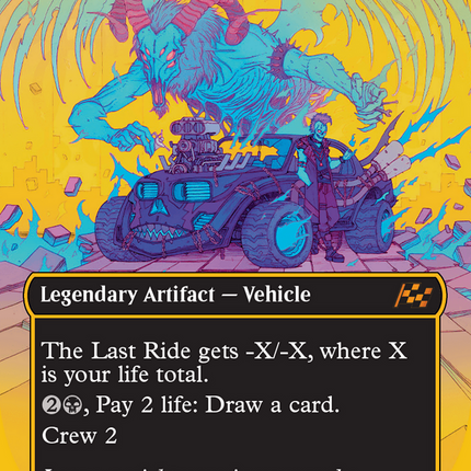 The Last Ride (Borderless) (First-Place Foil) [Aetherdrift] Foil