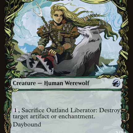 Outland Liberator // Frenzied Trapbreaker (Showcase) [Innistrad: Midnight Hunt]