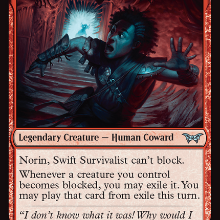 Norin, Swift Survivalist [Duskmourn: House of Horror]