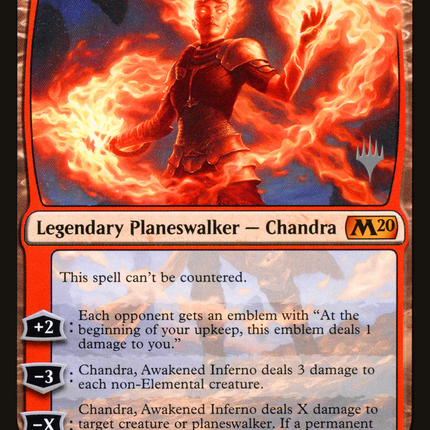 Chandra, Awakened Inferno [Core Set 2020 Promos]