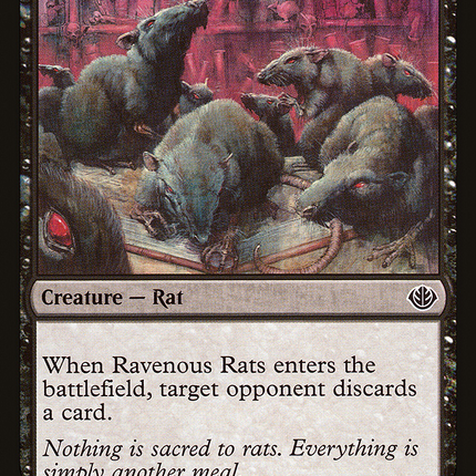 Ravenous Rats [Duel Decks Anthology: Garruk vs. Liliana]