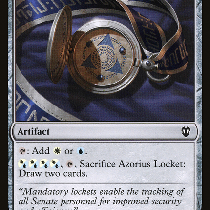 Azorius Locket [Crimson Vow Commander]