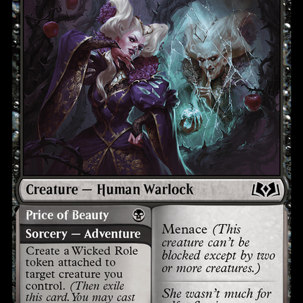 Conceited Witch // Price of Beauty [Wilds of Eldraine]