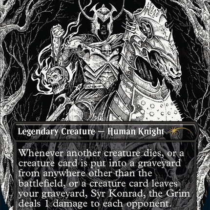 Syr Konrad, the Grim (Borderless) [Secret Lair Drop]
