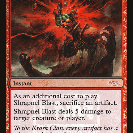 Shrapnel Blast [Friday Night Magic 2008] Foil