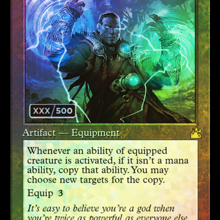 Illusionist's Bracers (Retro) [Ravnica Remastered] Serialized Foil