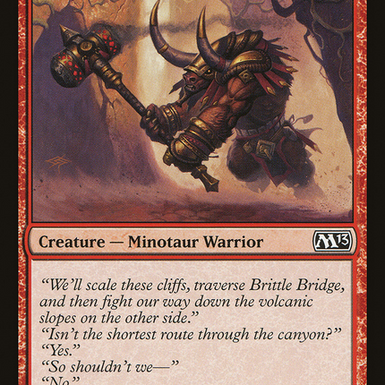 Canyon Minotaur [Magic 2013]
