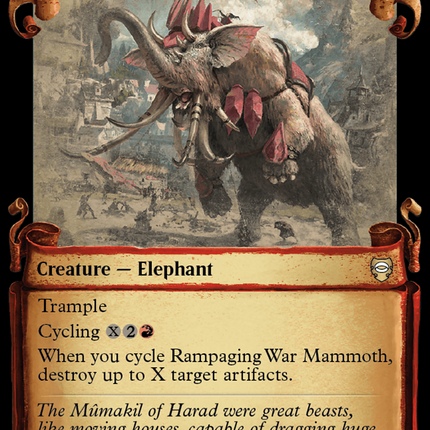 Rampaging War Mammoth (Showcase) [Tales of Middle-earth Commander]