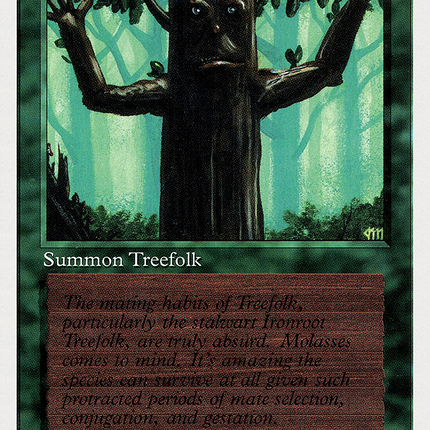 Ironroot Treefolk [Summer Magic / Edgar]