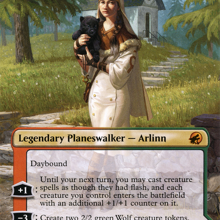 Arlinn, the Pack's Hope // Arlinn, the Moon's Fury (Borderless) [Innistrad: Midnight Hunt]